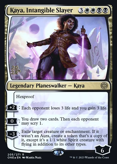 Kaya, Intangible Slayer · Phyrexia: All Will Be One Promos 205s/160