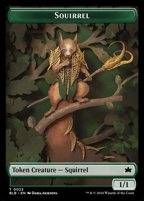 Squirrel · Bloomburrow Tokens 23/30