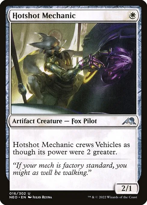 Hotshot Mechanic · Kamigawa: Neon Dynasty 16/531