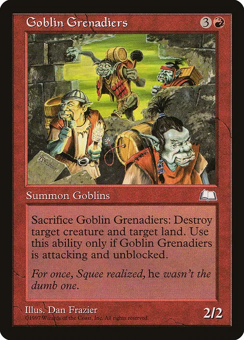 Goblin Grenadiers · Weatherlight 104/167