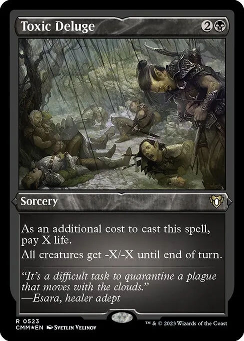 Toxic Deluge · Commander Masters 523/1067
