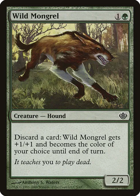 Wild Mongrel · Duel Decks: Garruk vs. Liliana 5/63