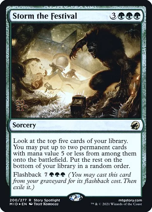 Storm the Festival · Innistrad: Midnight Hunt Promos 200s/155