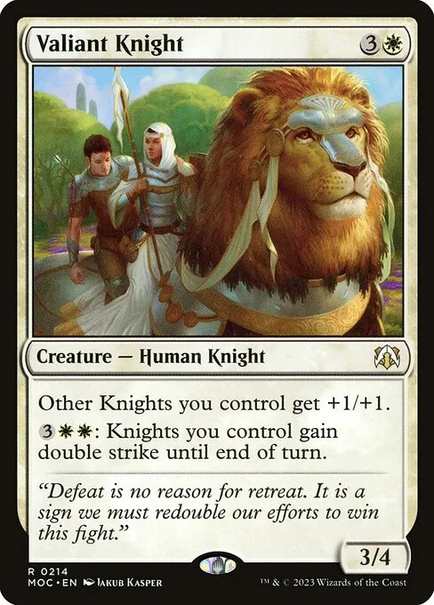 Valiant Knight · March of the Machine Commander 214/450