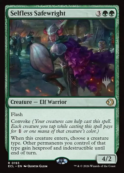Selfless Safewright · Lorwyn Eclipsed Promos 193p/87