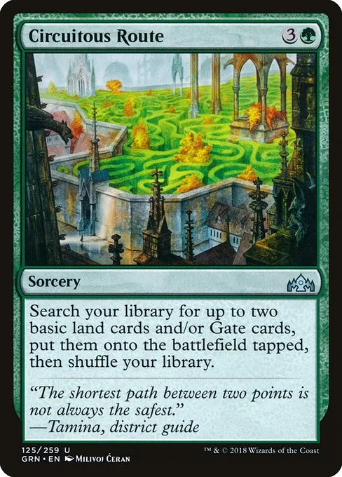 Circuitous Route · Guilds of Ravnica 125/273