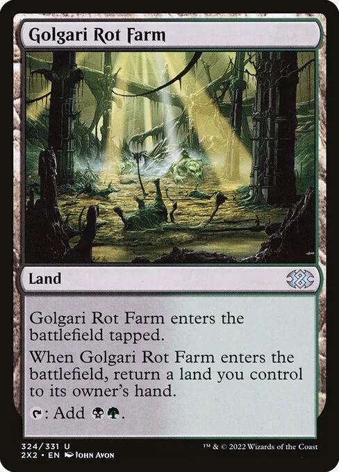 Golgari Rot Farm · Double Masters 2022 324/579