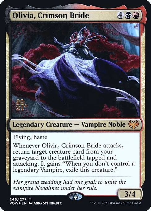 Olivia, Crimson Bride · Innistrad: Crimson Vow Promos 245s/121