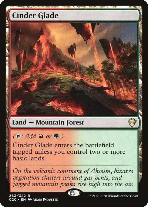 Cinder Glade · Commander 2020 263/322