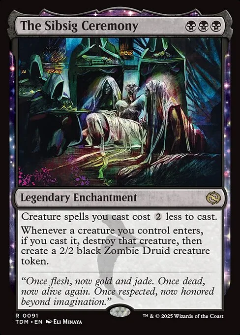 The Sibsig Ceremony · Tarkir: Dragonstorm 91/427
