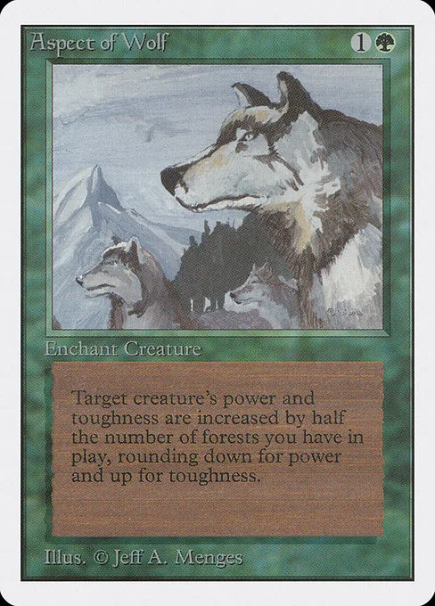 Aspect of Wolf · Unlimited Edition 185/302
