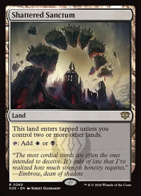 Shattered Sanctum · Secrets of Strixhaven 260/368