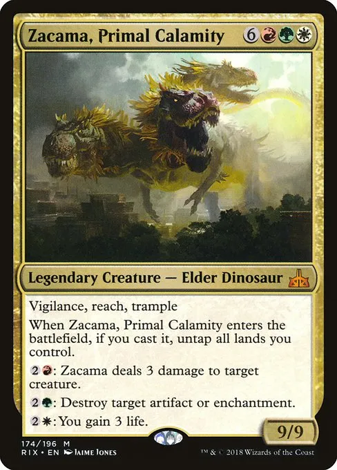 Zacama, Primal Calamity · Rivals of Ixalan 174/205