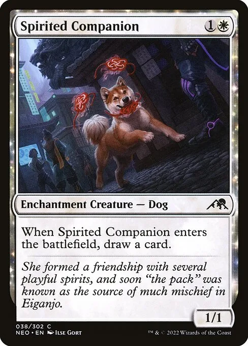Spirited Companion · Kamigawa: Neon Dynasty 38/531