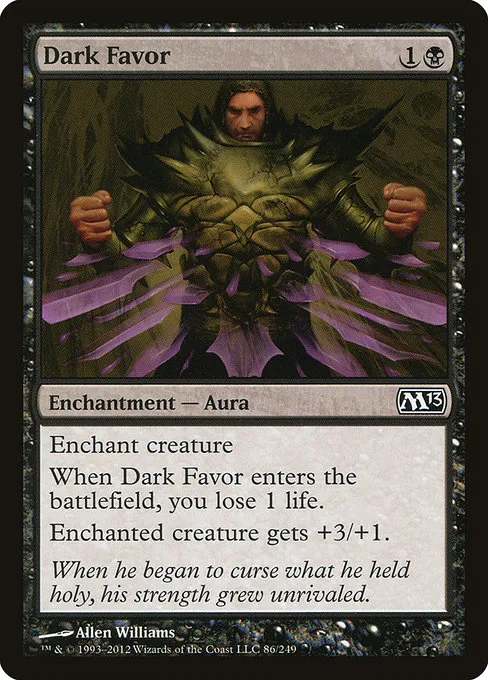 Dark Favor · Magic 2013 86/249