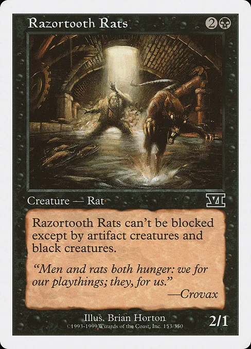 Razortooth Rats · Classic Sixth Edition 153/351