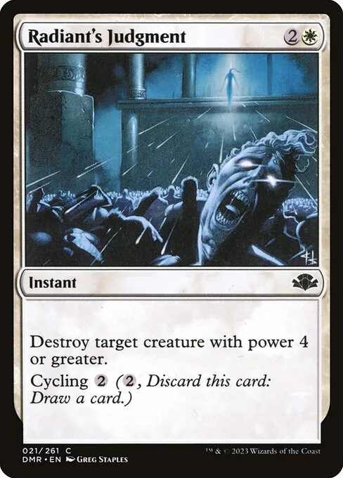 Radiant's Judgment · Dominaria Remastered 21/457