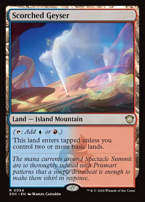 Scorched Geyser · Secrets of Strixhaven Commander 54/426