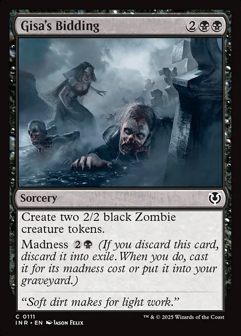 Gisa's Bidding · Innistrad Remastered 111/495