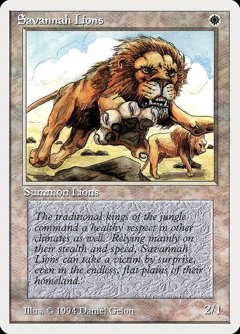 Savannah Lions · Summer Magic / Edgar 39/306