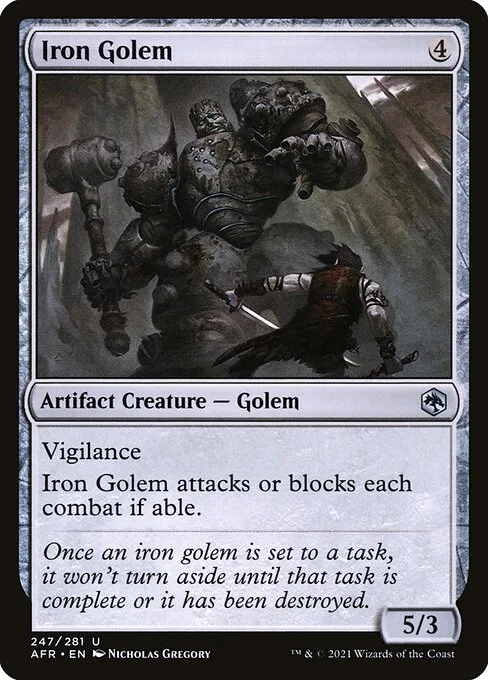 Iron Golem · Adventures in the Forgotten Realms 247/424