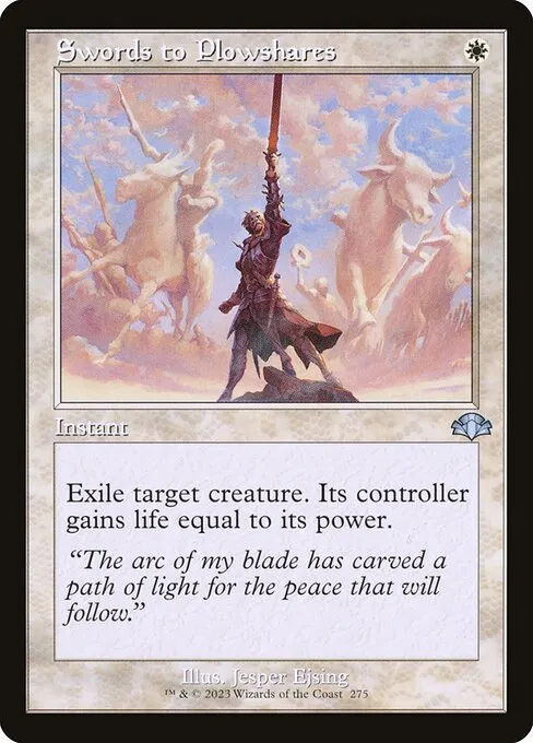 Swords to Plowshares · Dominaria Remastered 275/457