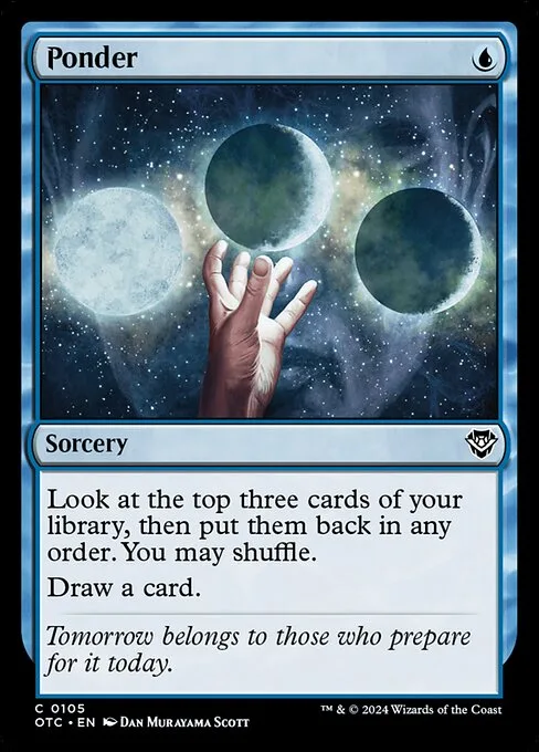 Ponder · Outlaws of Thunder Junction Commander 105/342