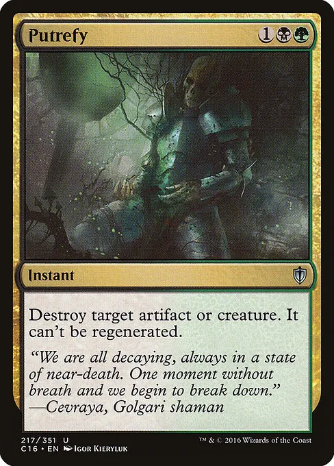 Putrefy · Commander 2016 217/351