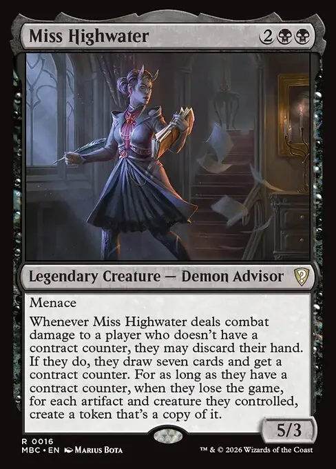 Miss Highwater · Mystery Booster: Commander Edition 16/2