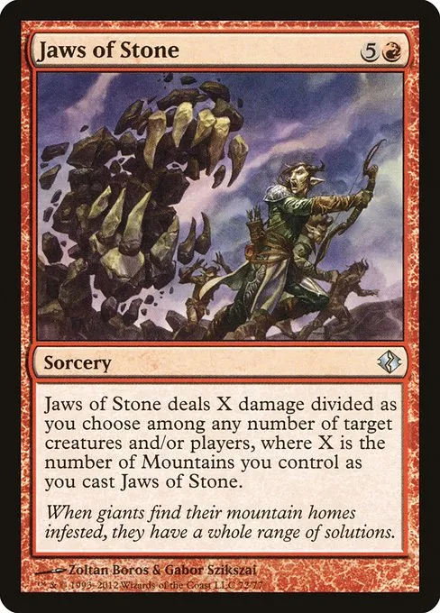 Jaws of Stone · Duel Decks: Venser vs. Koth 72/77