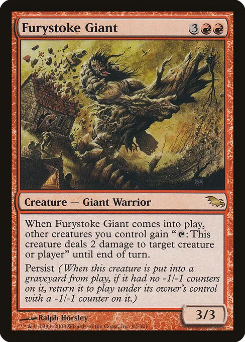 Furystoke Giant · Shadowmoor 93/302