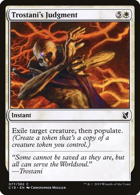 Trostani's Judgment · Commander 2019 77/302