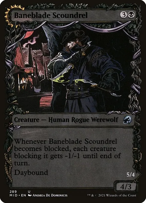 Baneblade Scoundrel // Baneclaw Marauder · Innistrad: Midnight Hunt 289/399