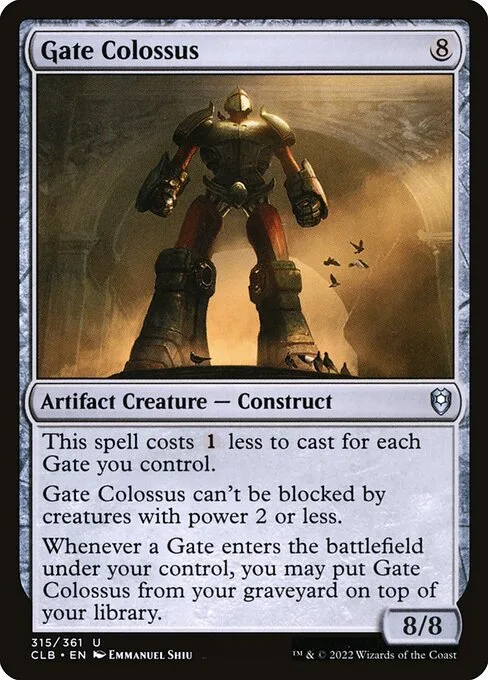 Gate Colossus · Commander Legends: Battle for Baldur's Gate 315/936