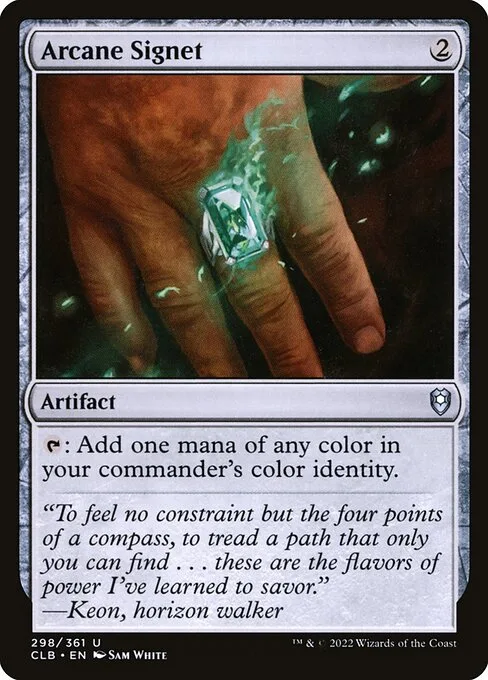 Arcane Signet · Commander Legends: Battle for Baldur's Gate 298/936