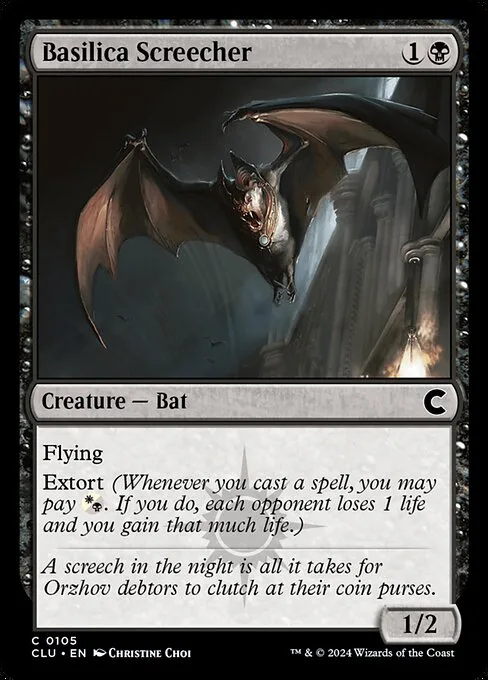Basilica Screecher · Ravnica: Clue Edition 105/284