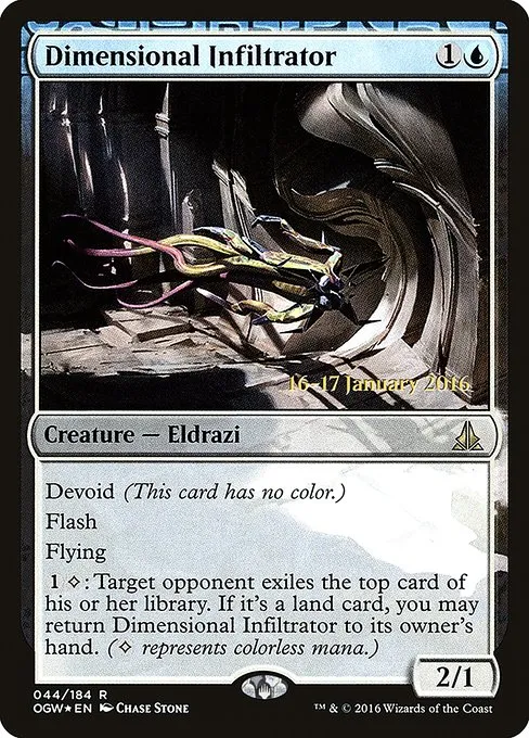 Dimensional Infiltrator · Oath of the Gatewatch Promos 44s/65