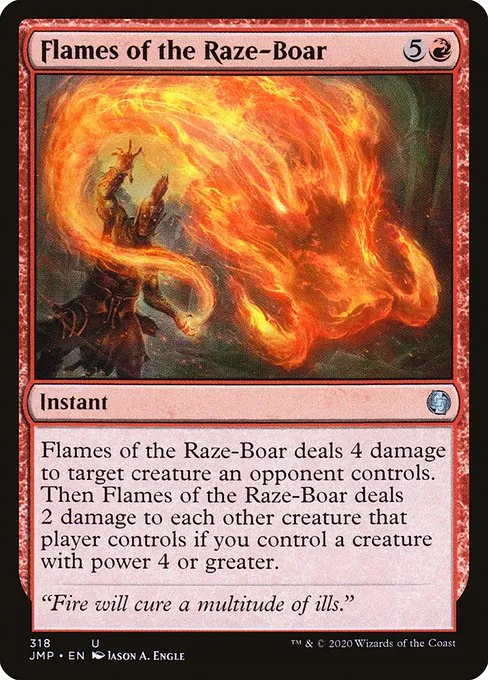 Flames of the Raze-Boar · Jumpstart 318/497