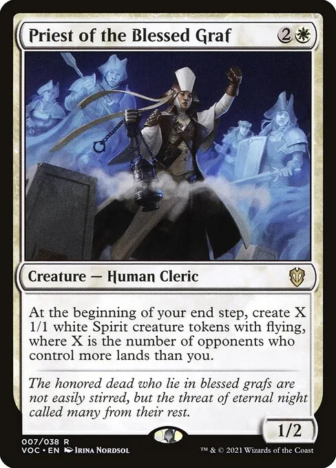 Priest of the Blessed Graf · Crimson Vow Commander 7/188