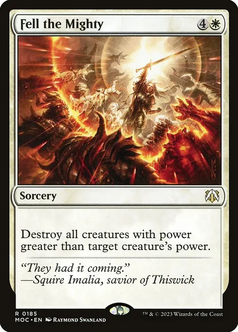 Fell the Mighty · March of the Machine Commander 185/450