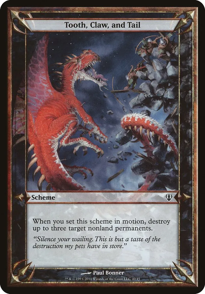 Tooth, Claw, and Tail · Archenemy Schemes 40★/45