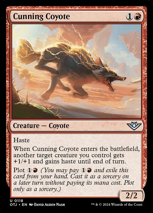 Cunning Coyote · Outlaws of Thunder Junction 118/374
