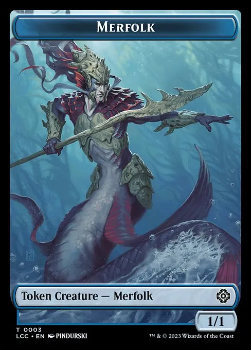Merfolk · The Lost Caverns of Ixalan Commander Tokens 3/18