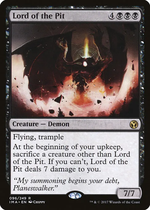 Lord of the Pit · Iconic Masters 96/249