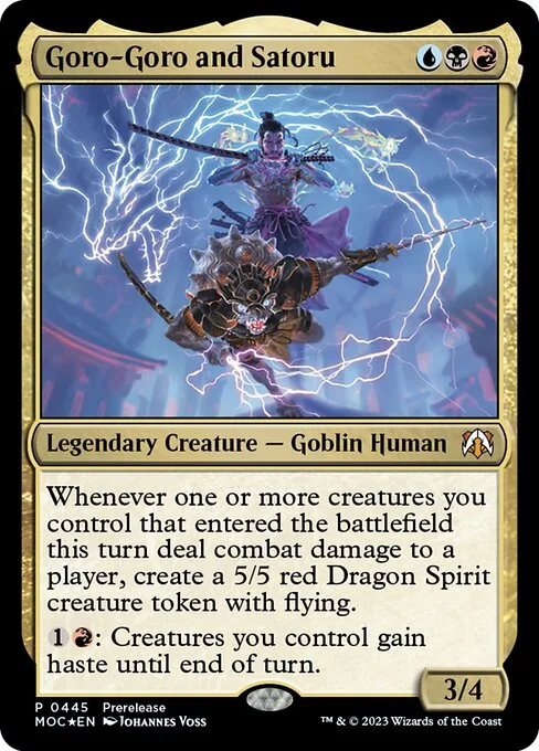 Goro-Goro and Satoru · March of the Machine Commander 445/450