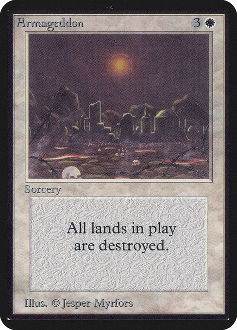 Armageddon · Limited Edition Alpha 2/295