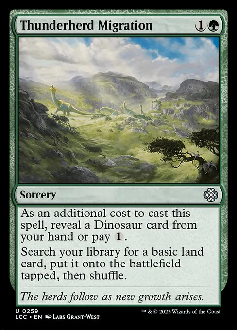 Thunderherd Migration · The Lost Caverns of Ixalan Commander 259/370