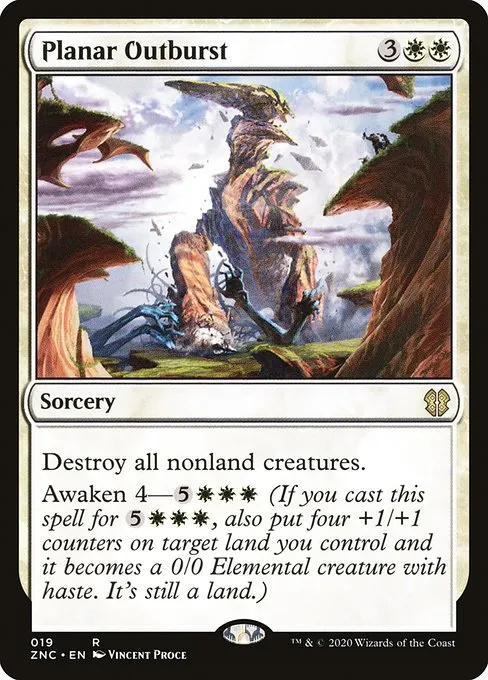 Planar Outburst · Zendikar Rising Commander 19/142