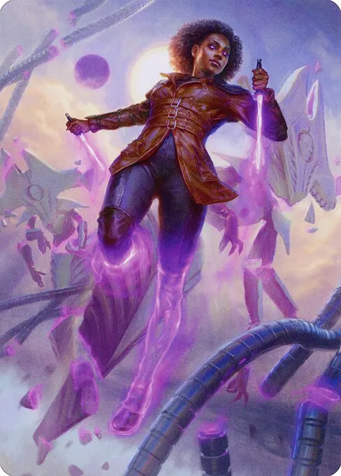 Kaya, Intangible Slayer // Kaya, Intangible Slayer · Phyrexia: All Will Be One Art Series 49/81