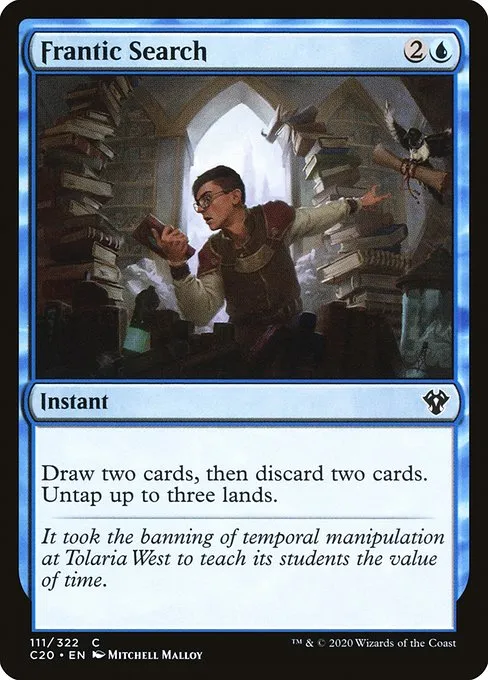 Frantic Search · Commander 2020 111/322
